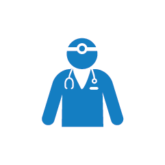 Consultation icon of a doctor