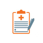 Discharge desk icon