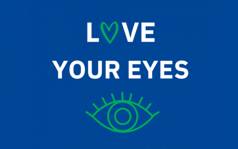 love your eyes poster