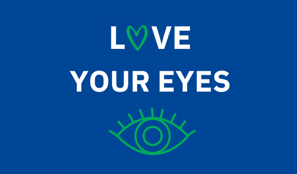 love your eyes poster