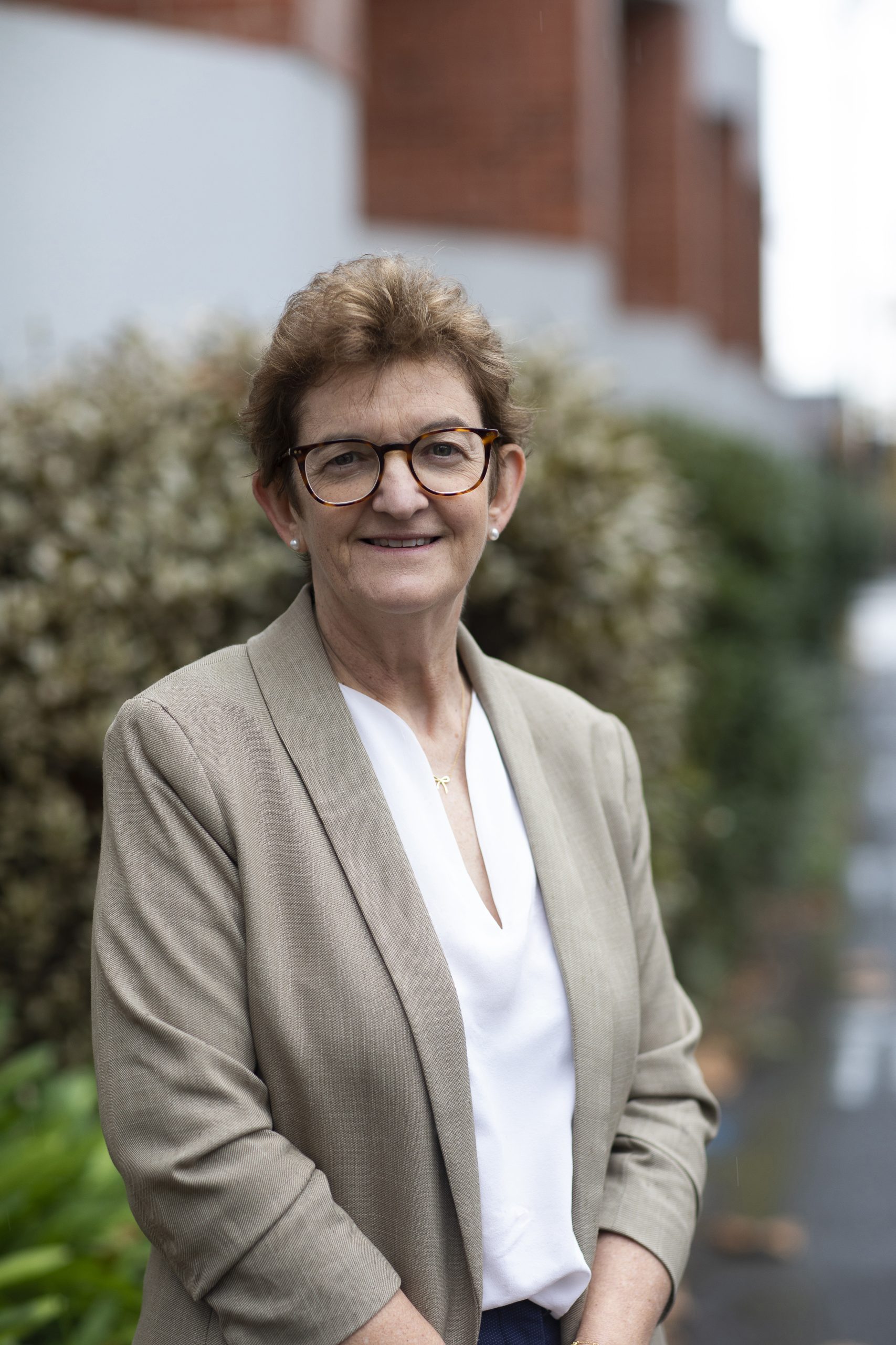 Robyn Smiling outside of the Hospital