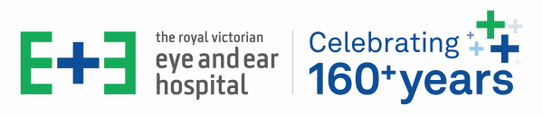 Commemorative logo featuring our eye and ear logo with the words 'celebrating 160+ years'.